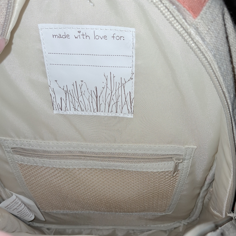 So Young Ora Fox Toddler Unisex Backpack  Linen-cotton 2T-5T. - Picture 3 of 6